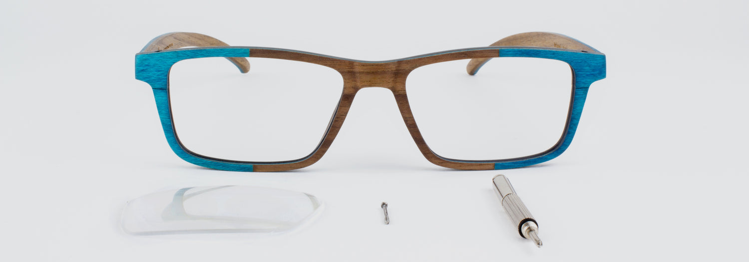 Simple & Chic: Effortlessly Installing Lenses in Tommy Owens Wooden Eyewear