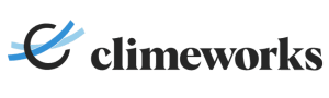Climeworks logo, supported by Tommy Owens Eyewear for direct air capture efforts