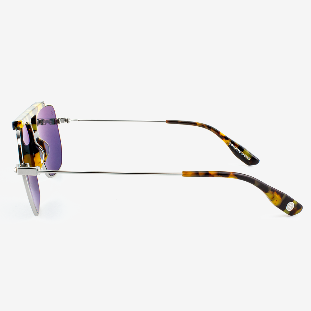 Hudson - Metal & Wood Sunglasses