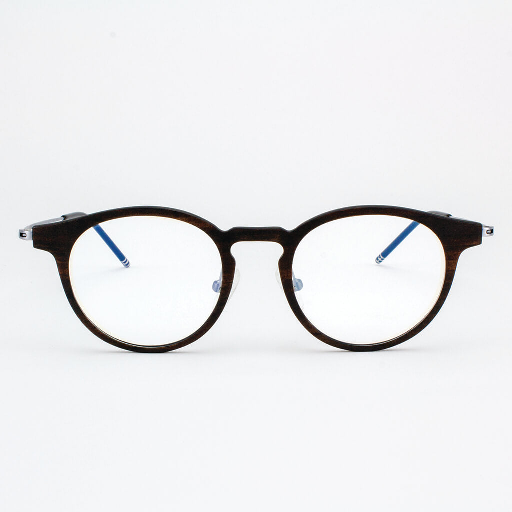Marion featherlight titanium and ebony eyeglasses