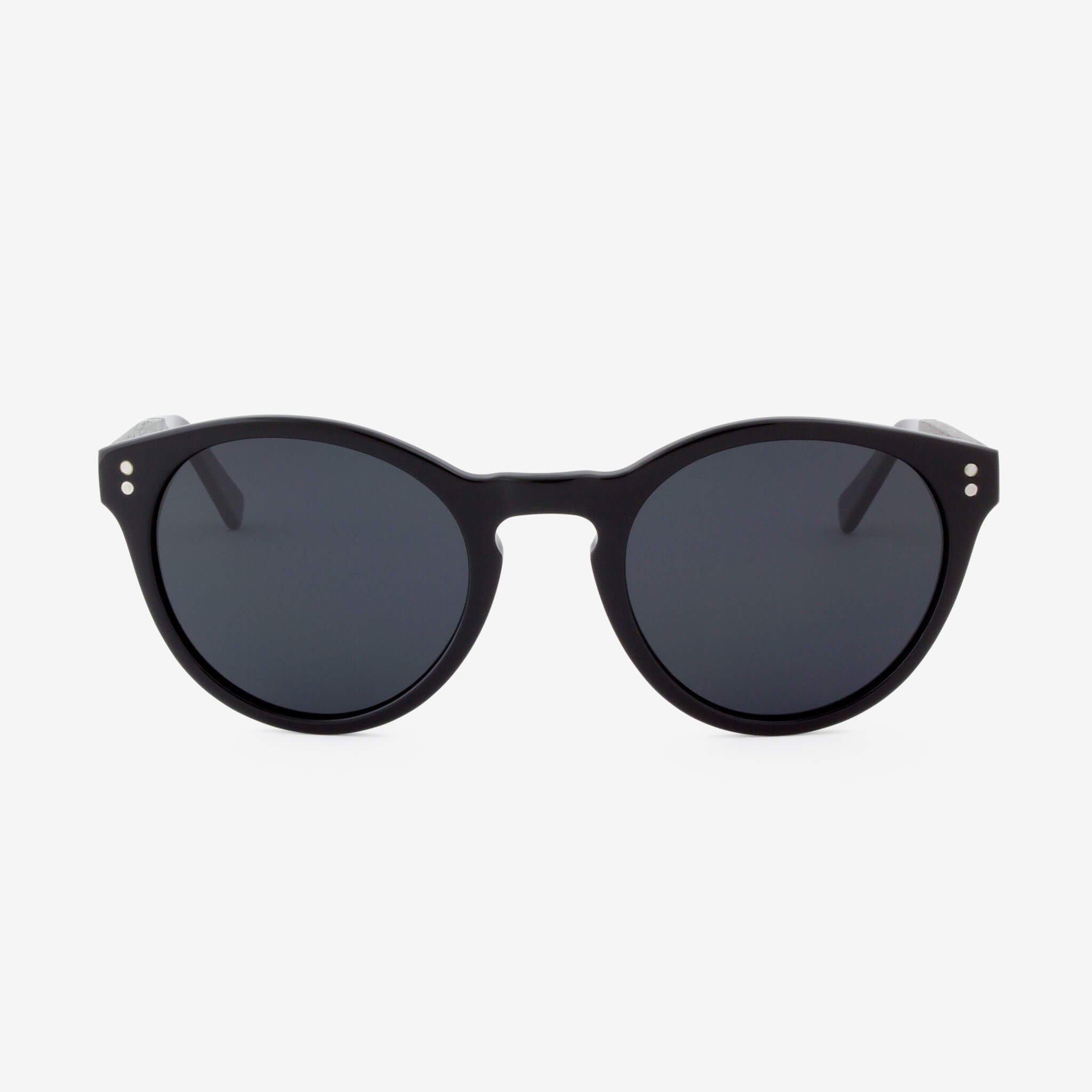 Davie Piano Black Acetate and wood sunglasses