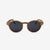Walton round black walnut adjustable wood sunglasses 