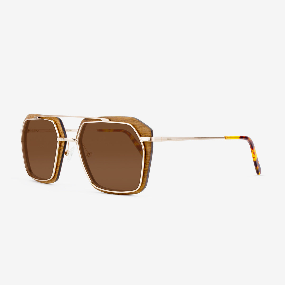 Bal Harbour - Metal & Wood Sunglasses