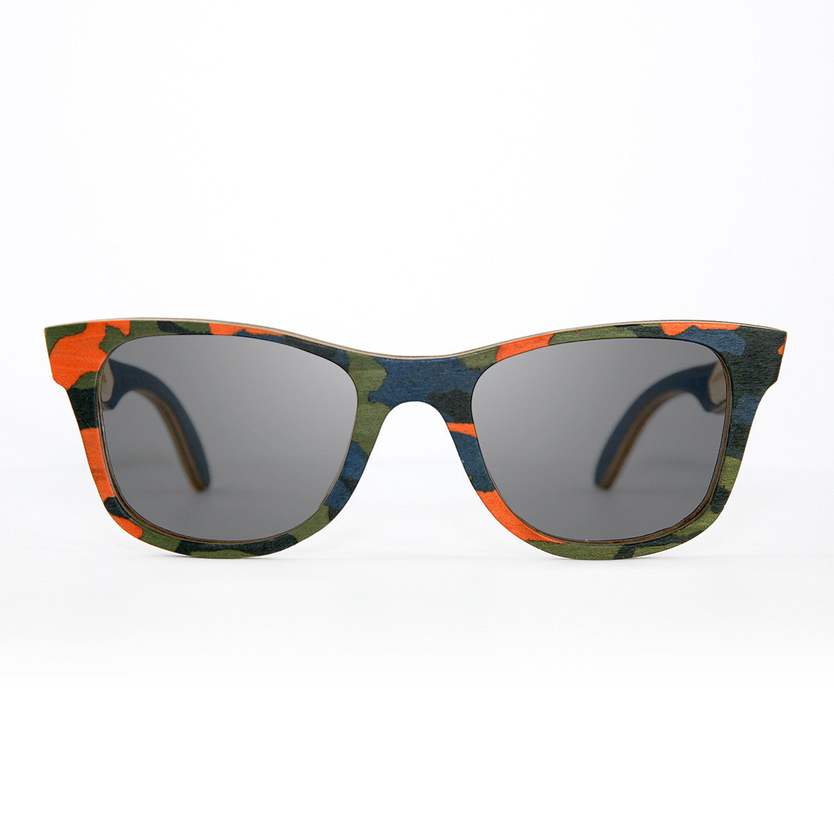 Camouflage wood sunglasses