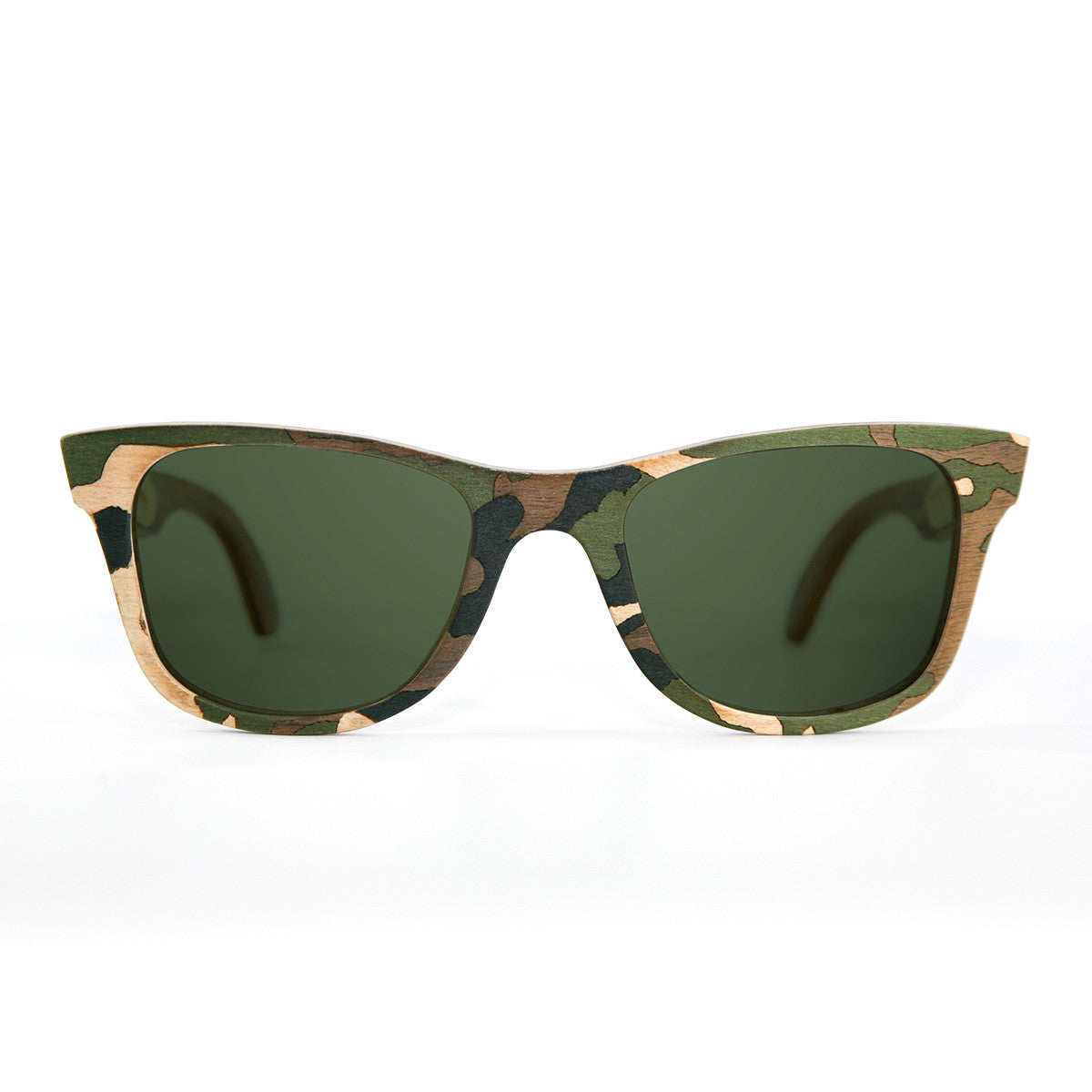 camouflage wood sunglasses