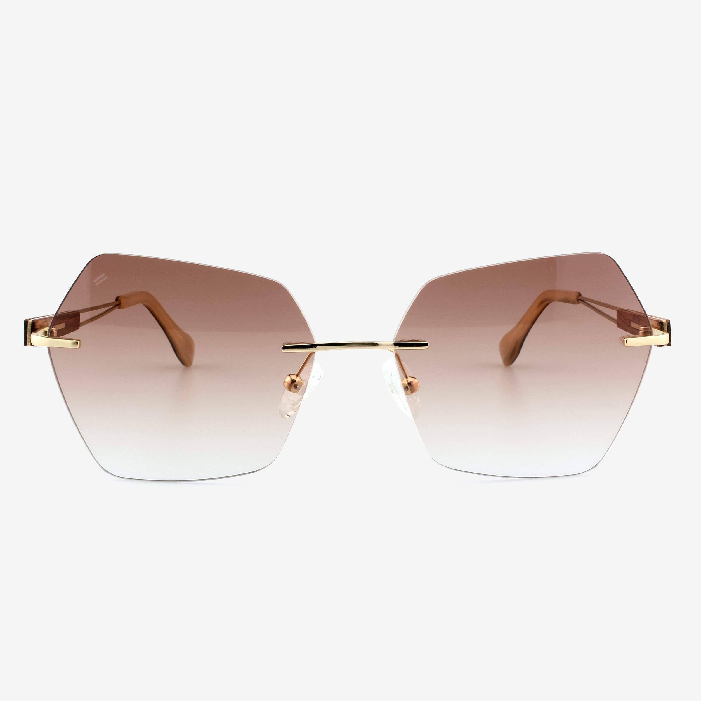 Cocoa - Metal & Wood Sunglasses