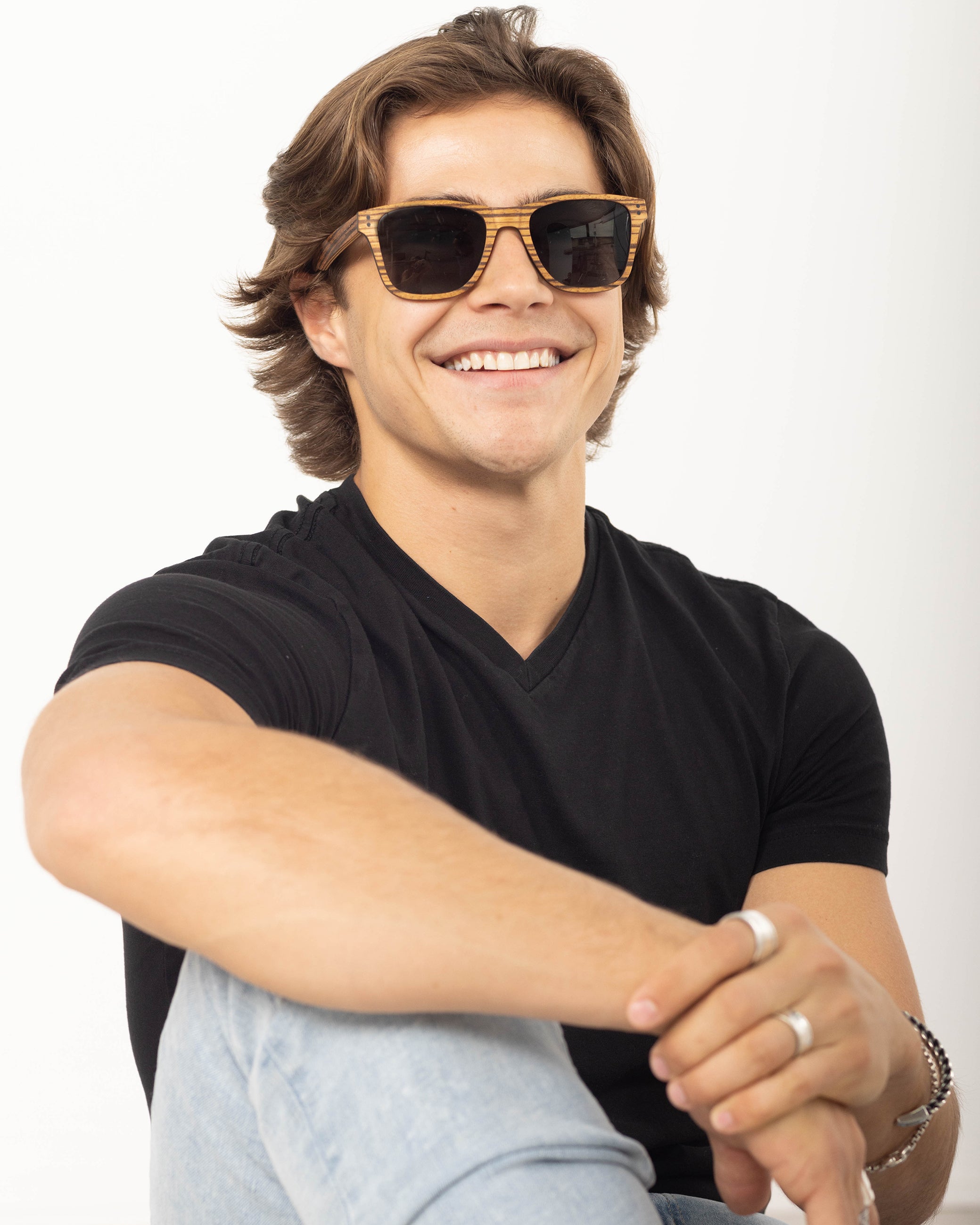 Delray SE - Wood & Carbon Fiber Sunglasses