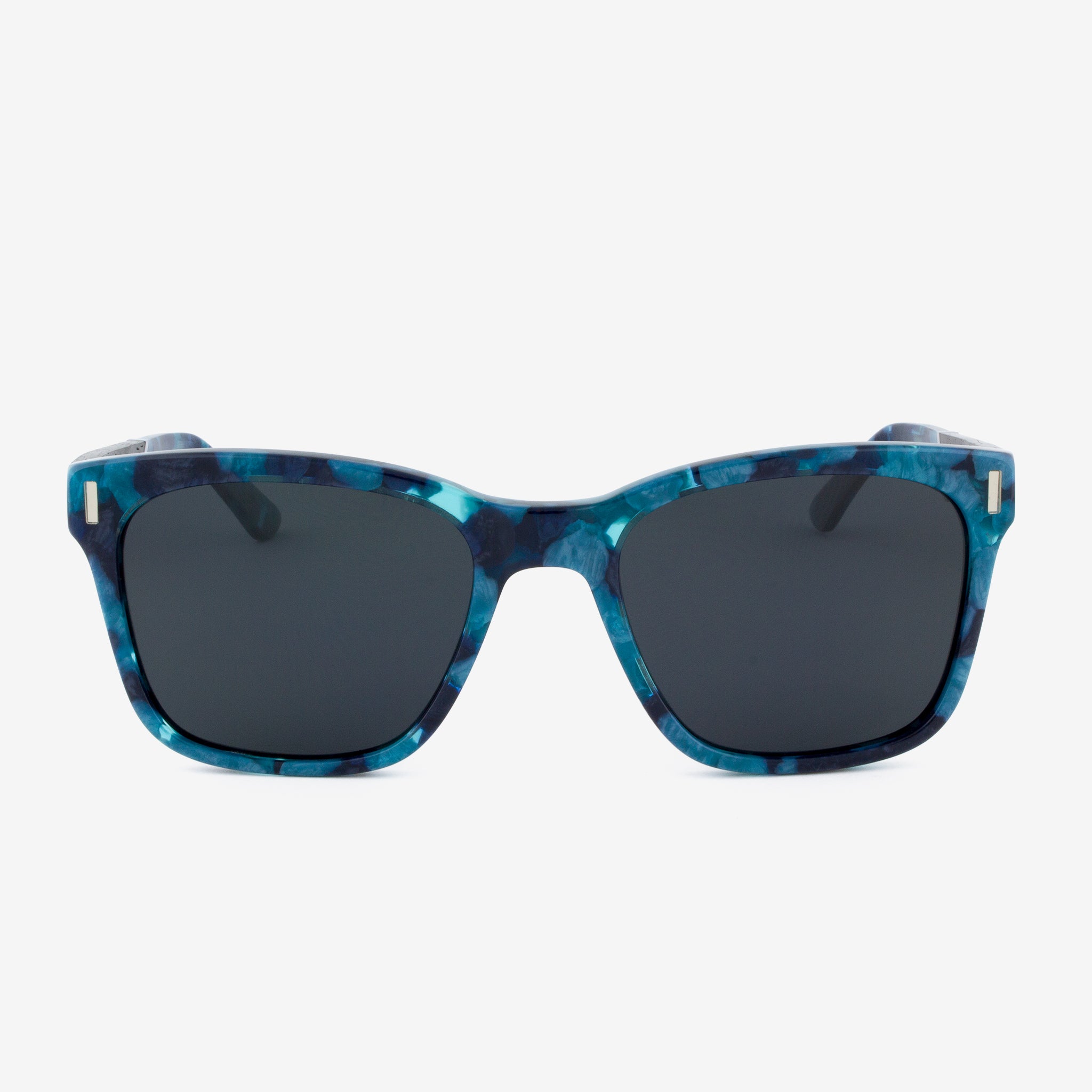 Flagler Paua Blue pearl acetate & wood sunglasses