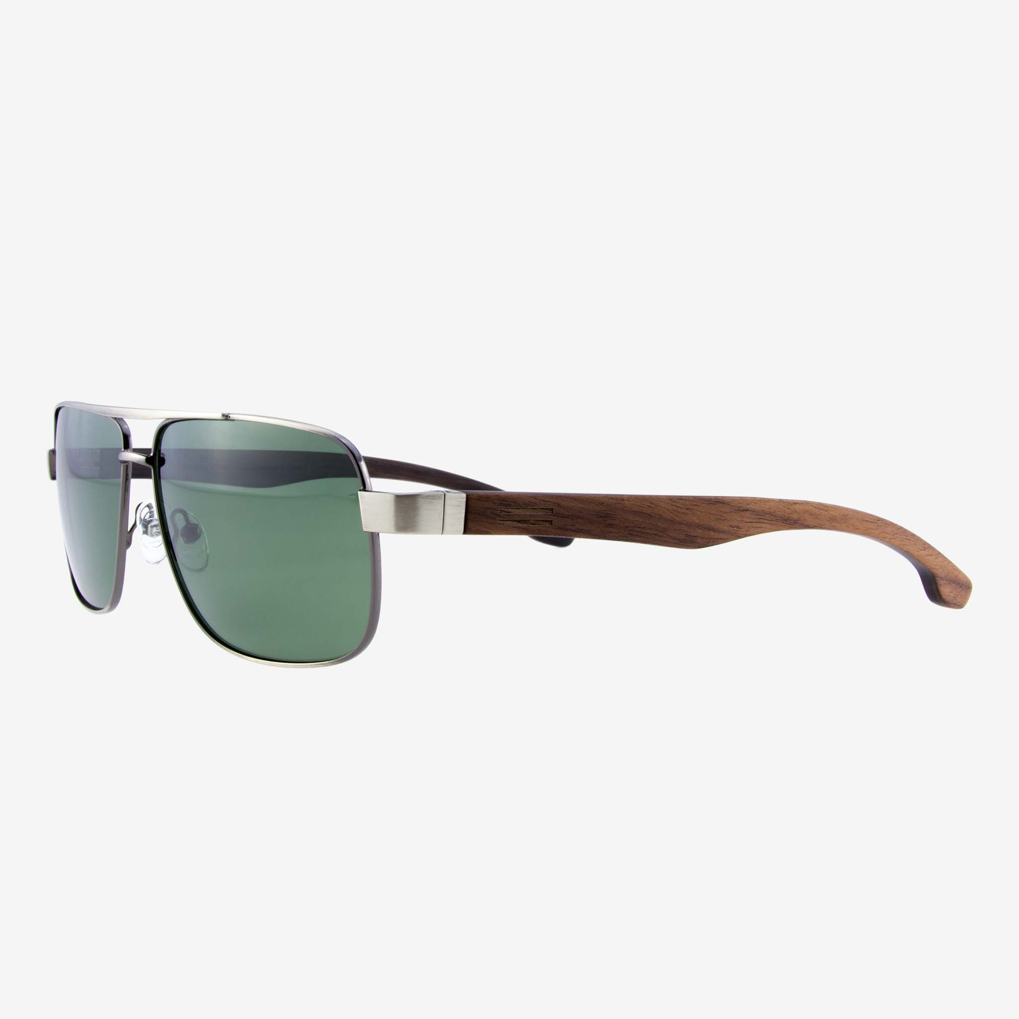 James - Metal & Wood Sunglasses