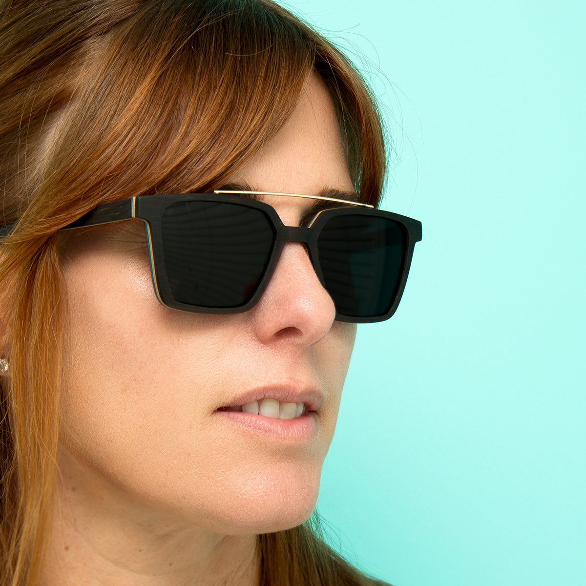 Carrabelle - Wood & Metal Sunglasses