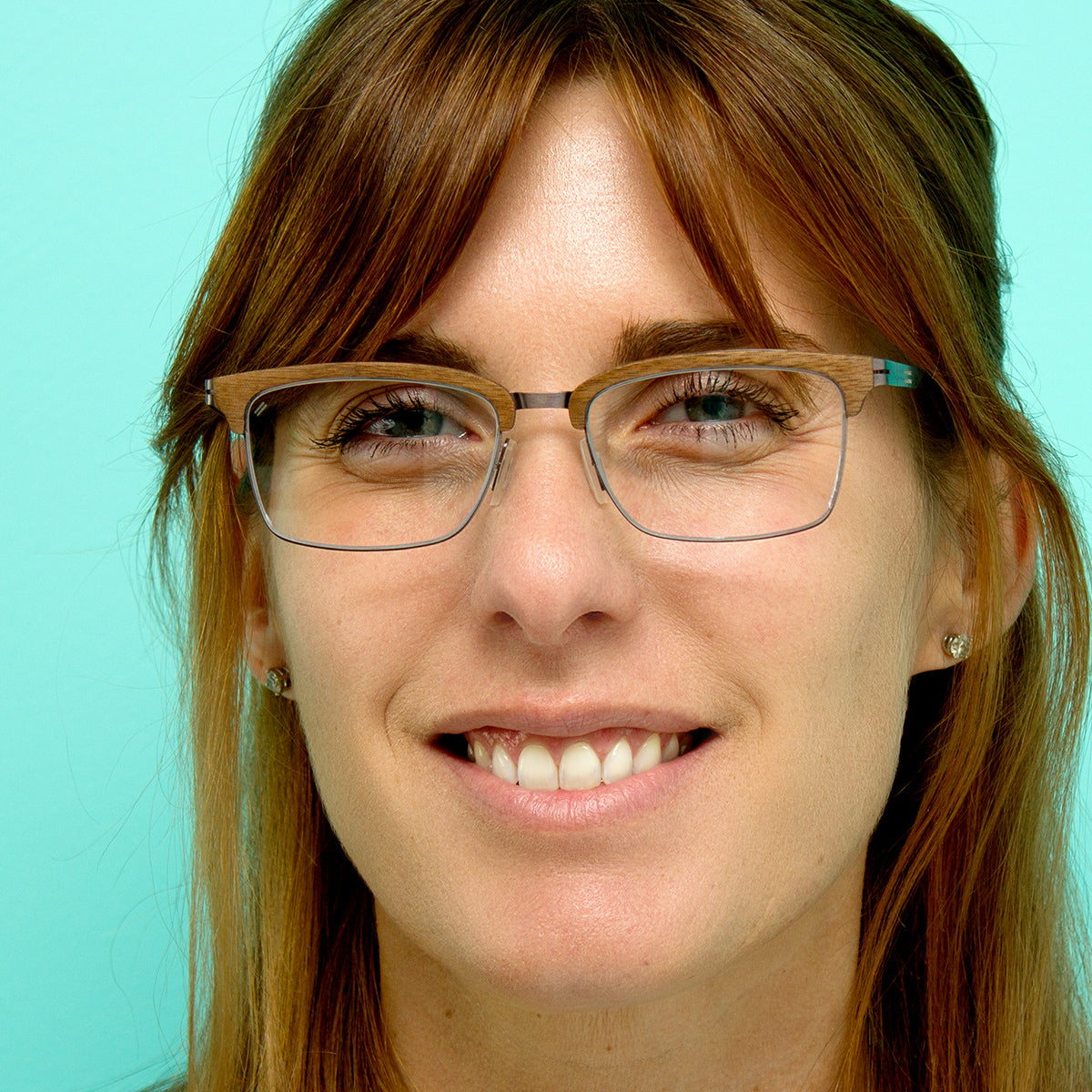 Stuart - Wood & Metal Eyeglasses