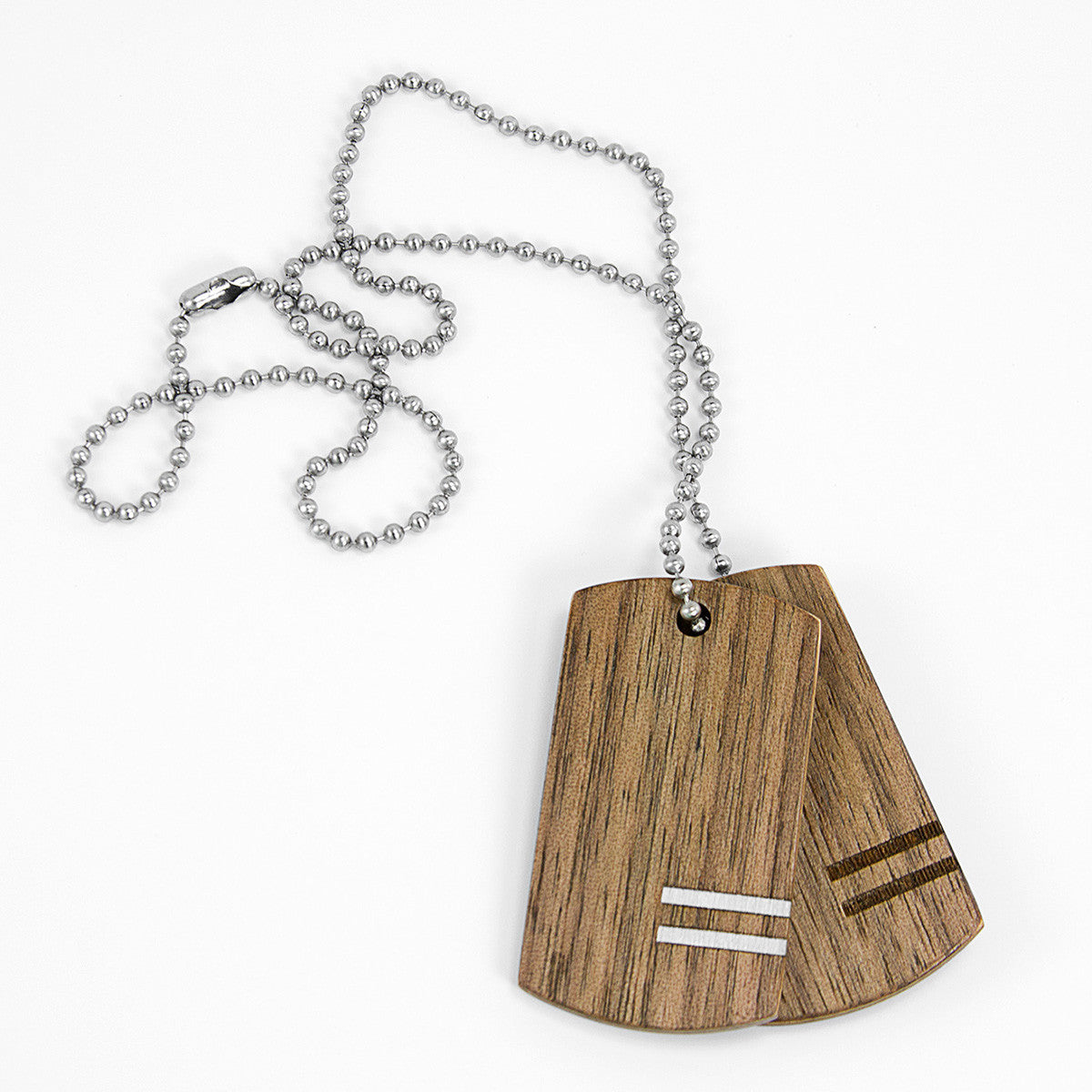 Dog Tags Walnut