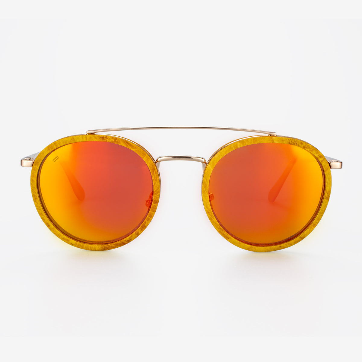 Ponce - Metal &amp; Wood Sunglasses