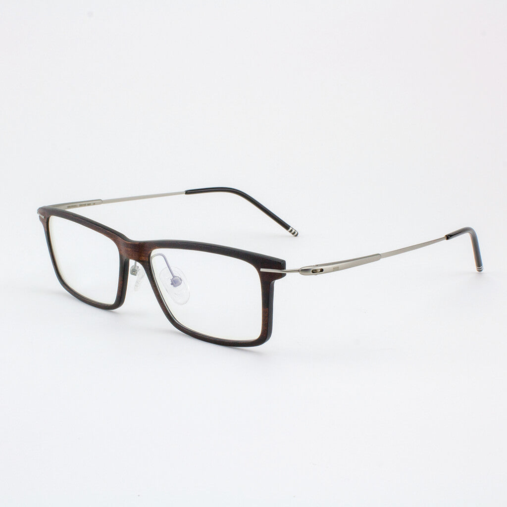 Lightweight Ebony Wood eyeglass frame