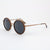 Largo matted gold metal wood sunglasses with tortoise shell acetate tips