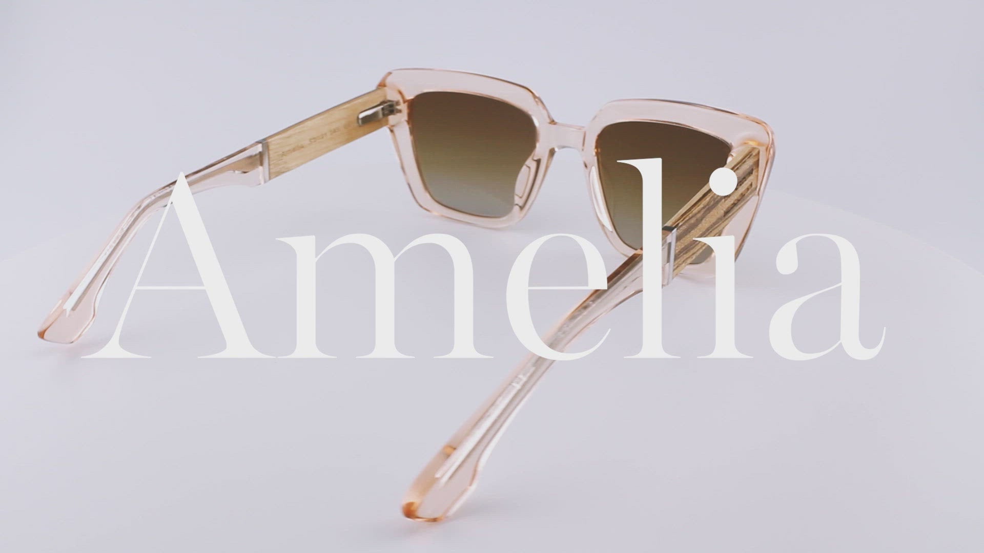 Amelia - Acetate & Wood Sunglasses