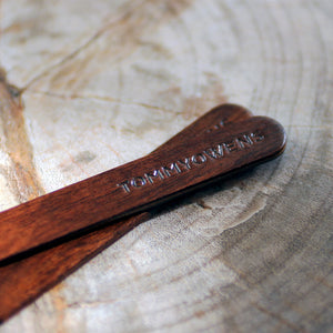 detailed photo of Rosewood wood collar stays