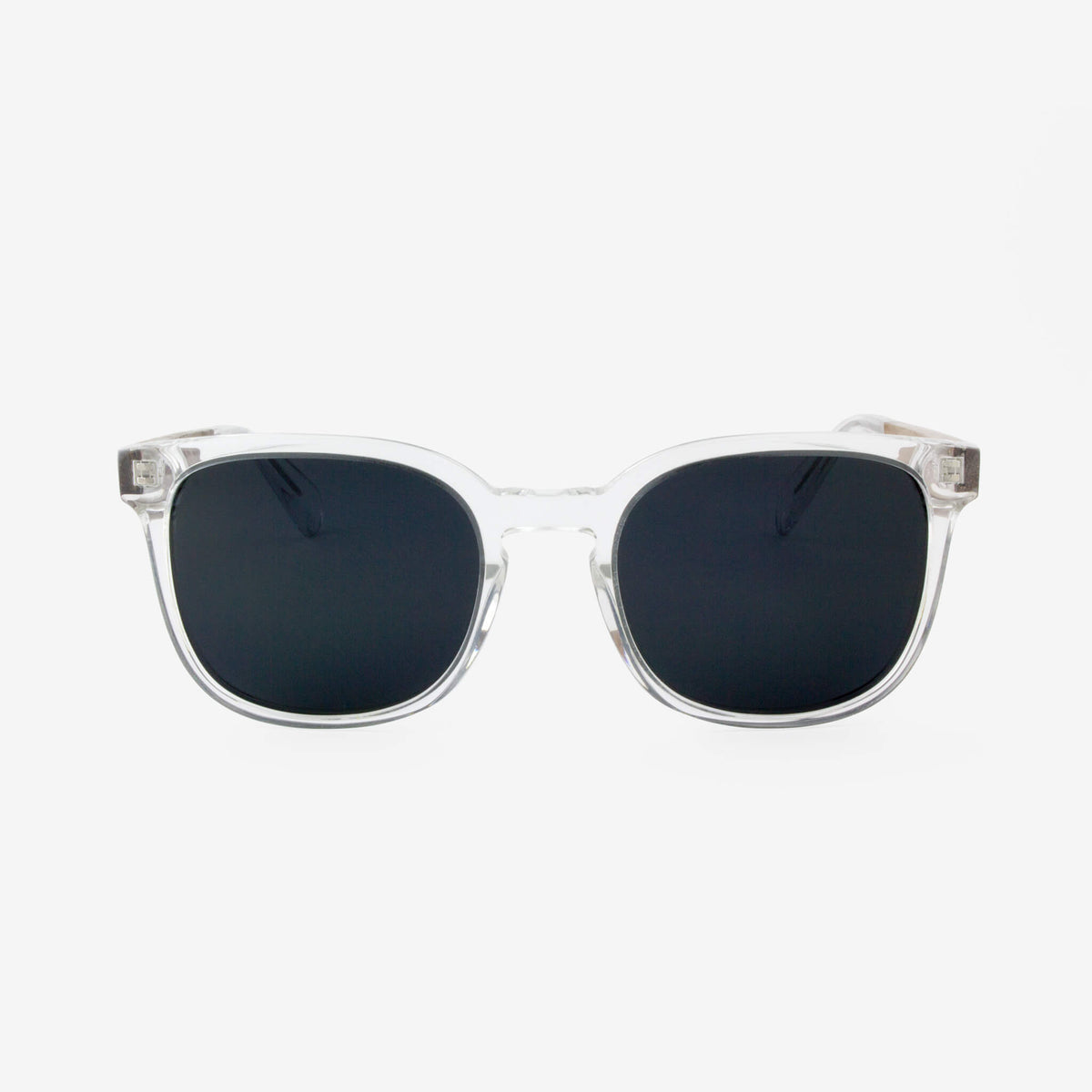 Vero clear acetate and wood sunglasses