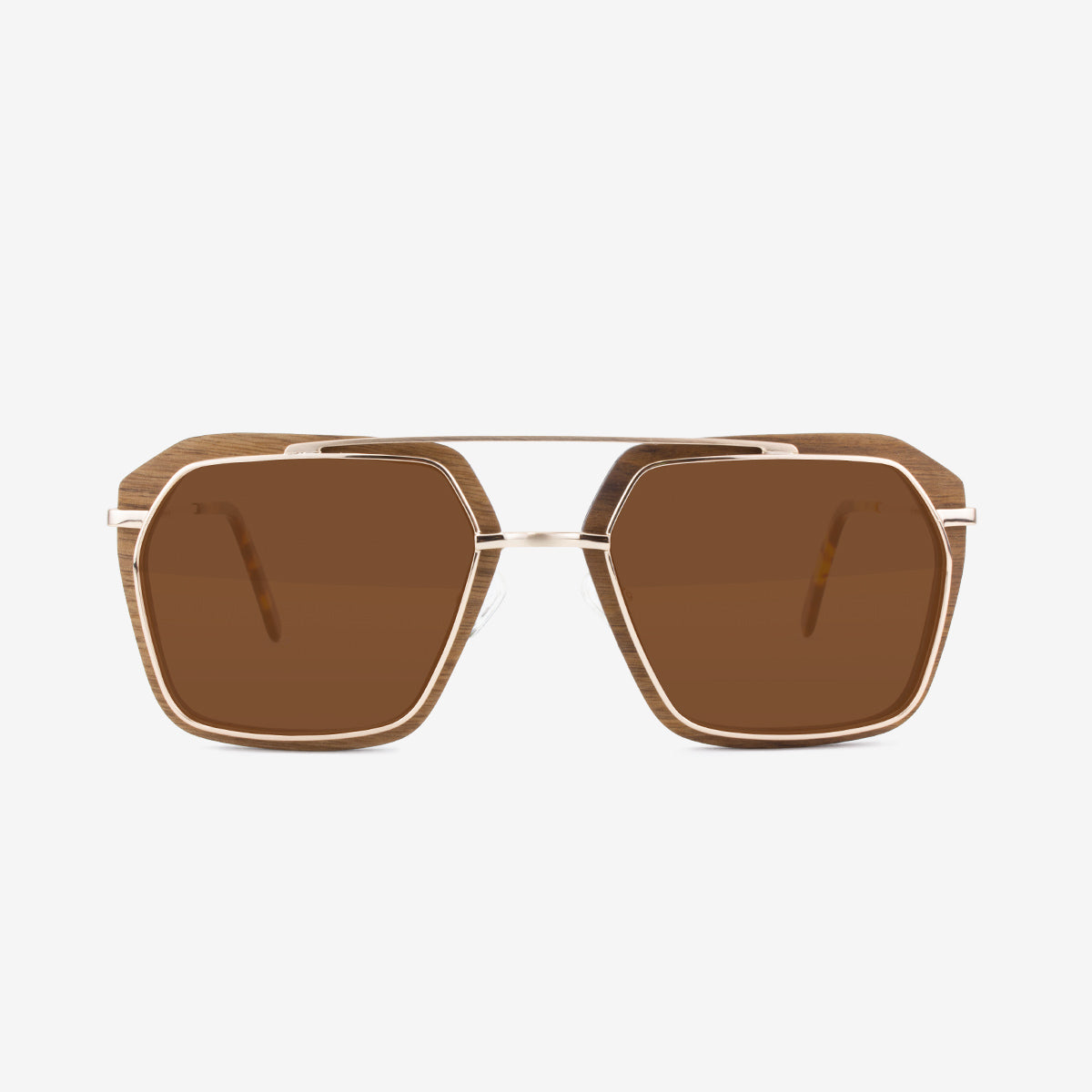Bal Harbour - Metal & Wood Sunglasses