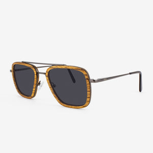 Captiva - Metal & Wood Sunglasses