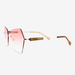 Cocoa - Metal & Wood Sunglasses