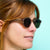 women wearing strong acetate & wood sunglasses