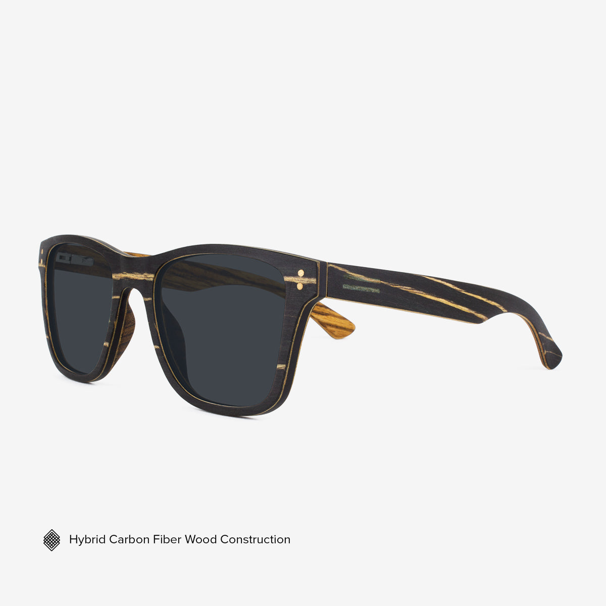 Delray - Wood & Carbon Fiber Sunglasses - TommyOwens
