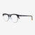 Lightweight black maple wood and metal eyeglass frames