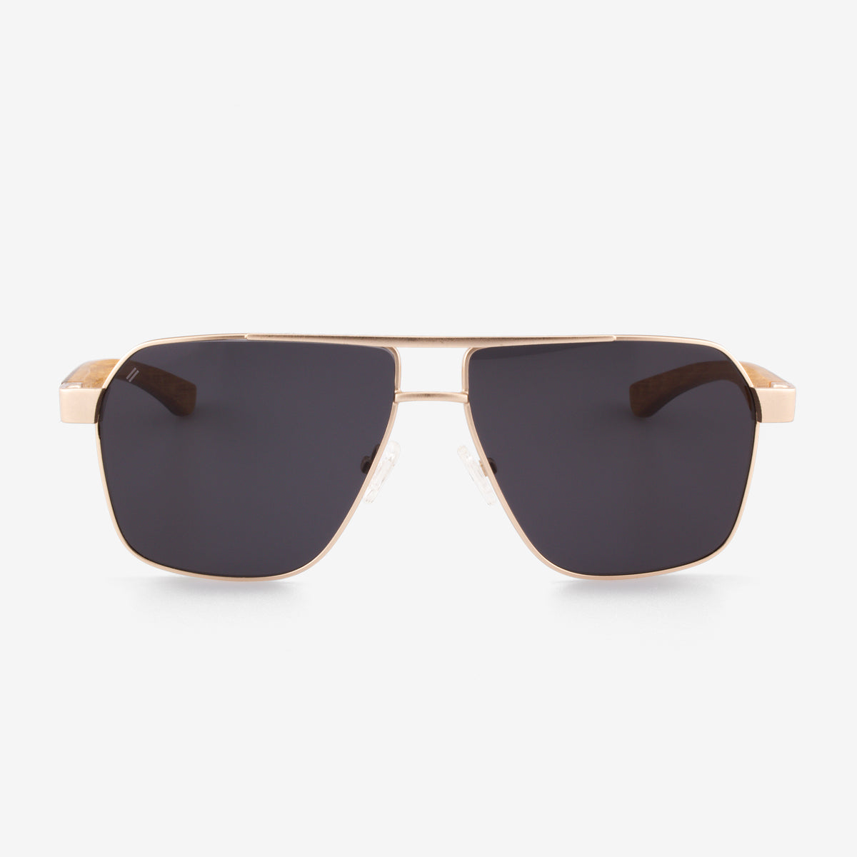 Pierce - Metal &amp; Wood Sunglasses